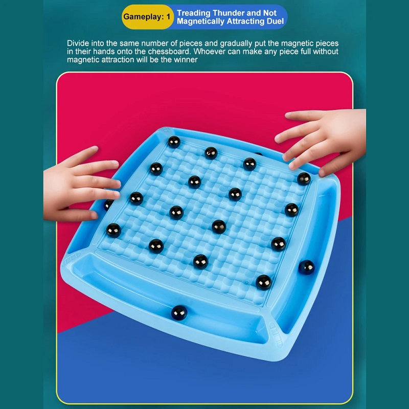 Magnetic Battle Chess Set - Portable & Engaging Family Game