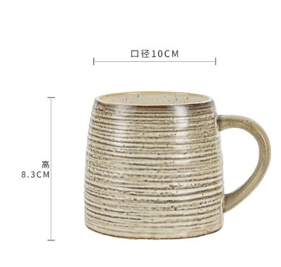 Retro Ceramic Cup - Timeless Elegance for Your Beverage