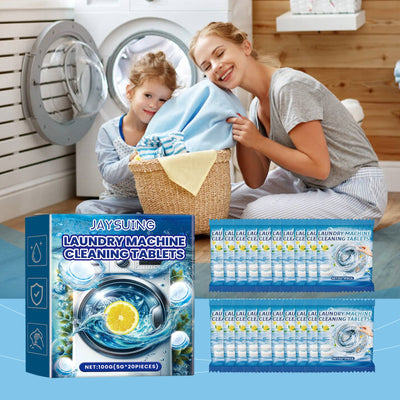 Washing Machine Decontamination Effervescent Tablets, Clean Odors Washing Machine Slot Depth Decontamination Cleaning Tablets - Korvel
