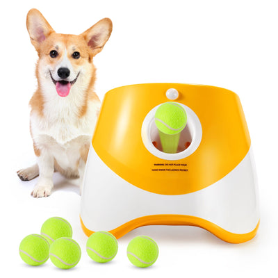 Automatic Dog Ball Launcher - Interactive Fetch Toy