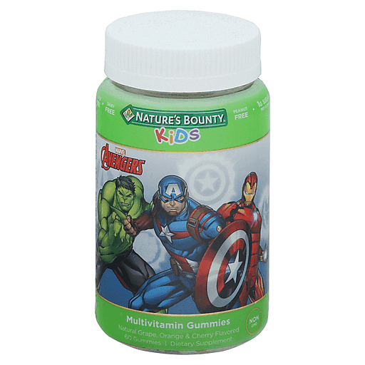 Gommes multivitaminées pour enfants Nature's Bounty - Saveurs Marvel Avengers