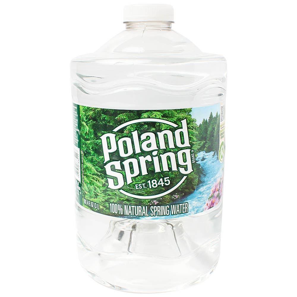 Agua de manantial natural 100% de la marca Poland Spring - Jarra de 101.4 fl oz
