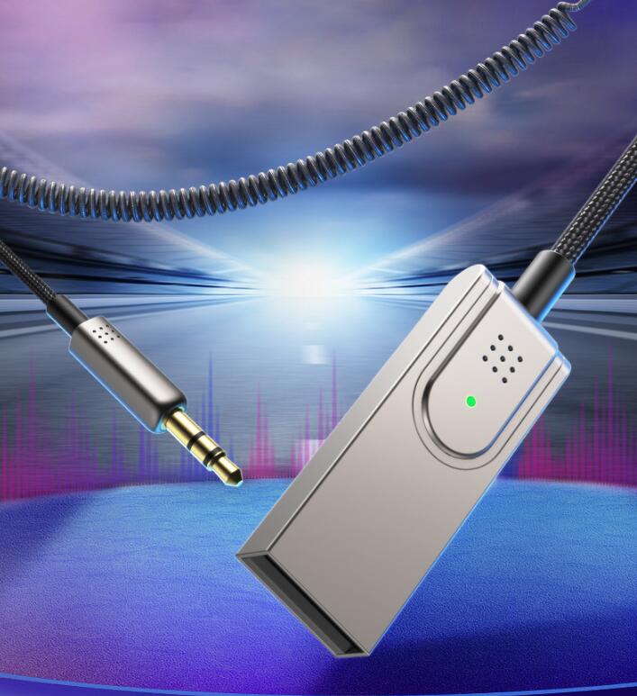 AUX car Bluetooth connection cable, USB car audio cable, audio call navigation conversion cable - Korvel