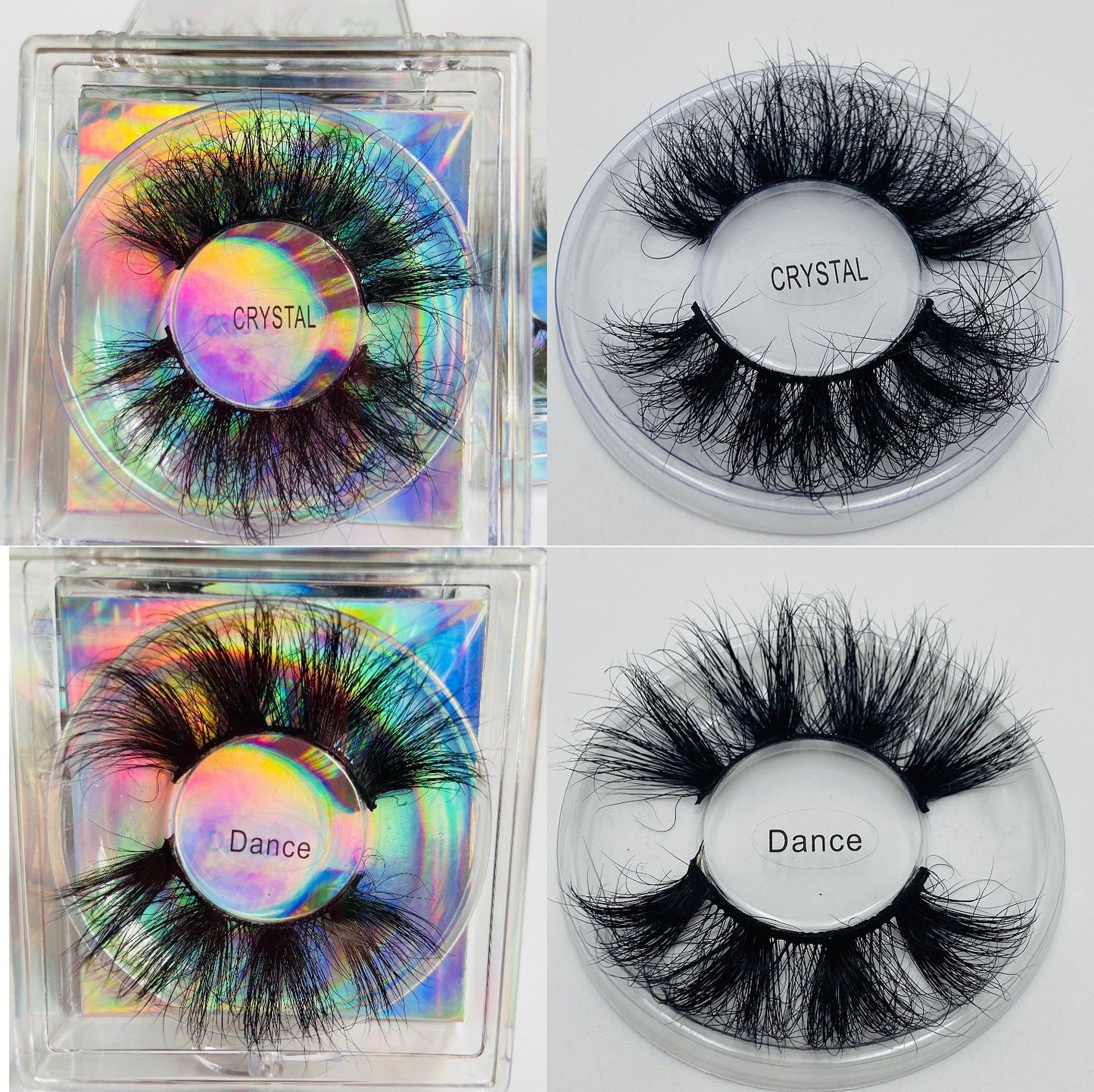 Fluffy 8D Mink Eyelashes - 25mm Long & Thick