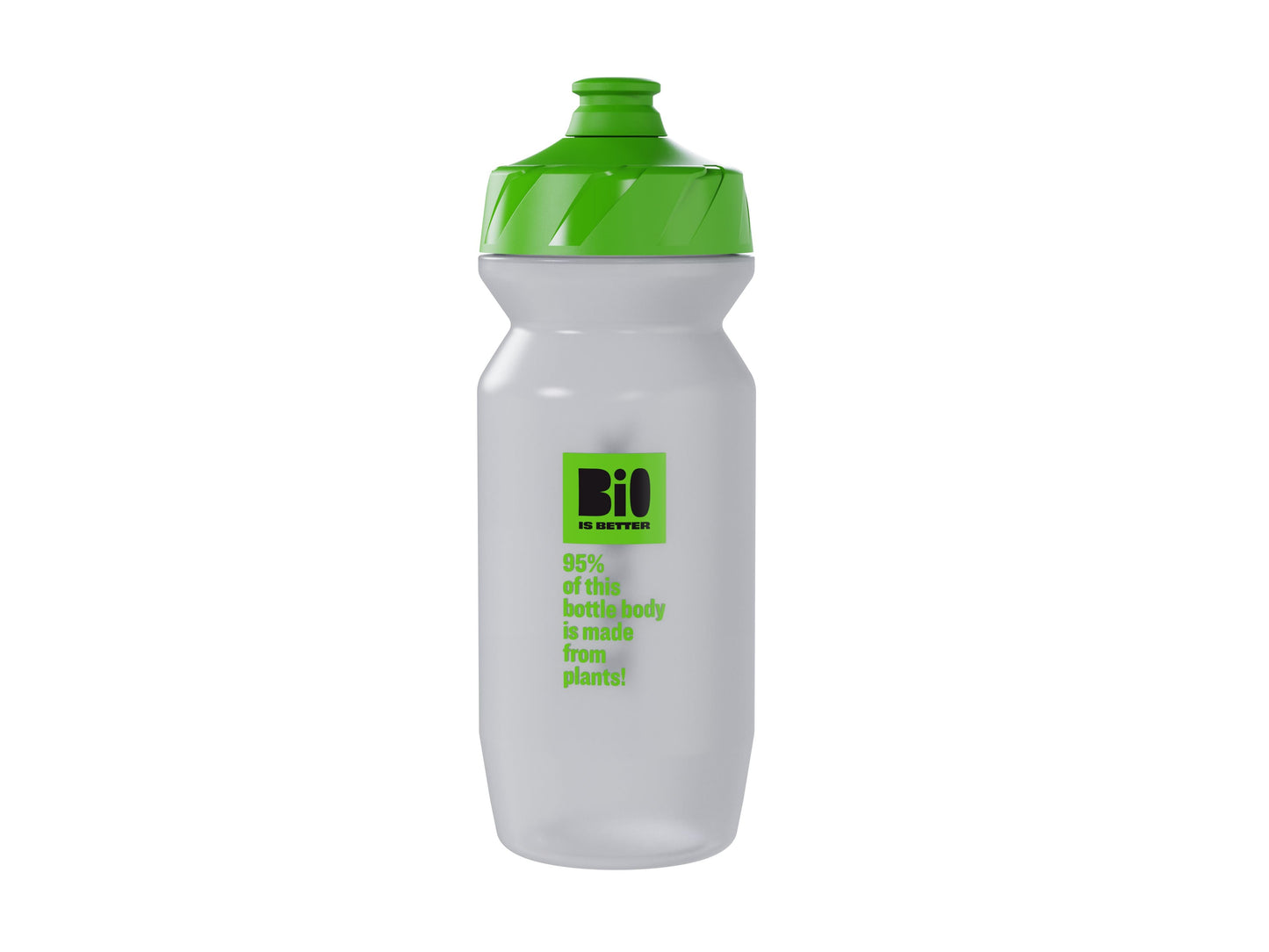 Botella Trek Voda Bio de 21 oz Clear/Visibility Green