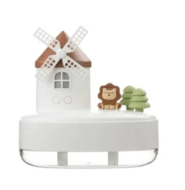 Windmill Music Humidifier - Soothing Mist & Calming Atmosphere