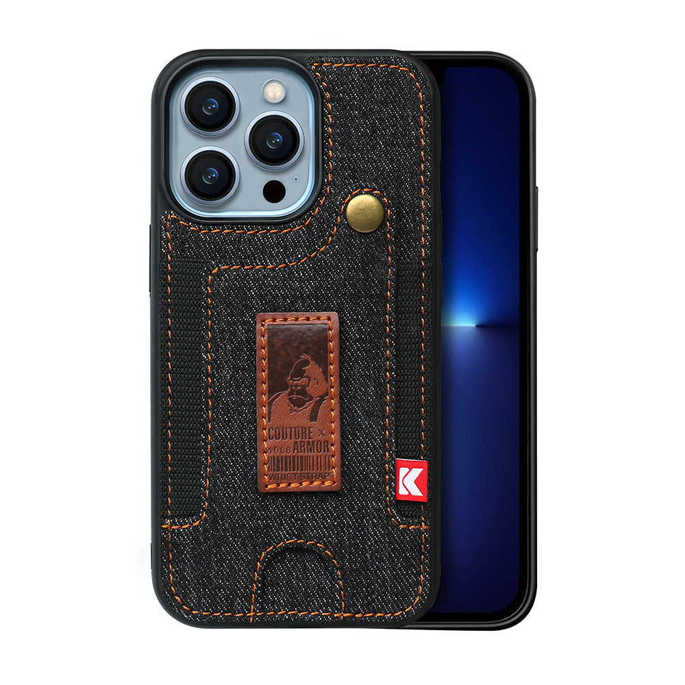 For iPhone 13pro Case Apple 14 Plug-in Wristband Phone Cover iPhone 14 Case - Korvel