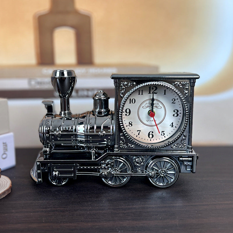 Reloj Despertador Estilo Tren para el Hogar y la Oficina