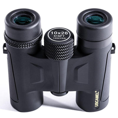 USCAMEL HD 10x26 Binoculars Compact Powerful Zoom Long Range Professional Waterproof Folding Telescope Outdoor Hunting - Korvel