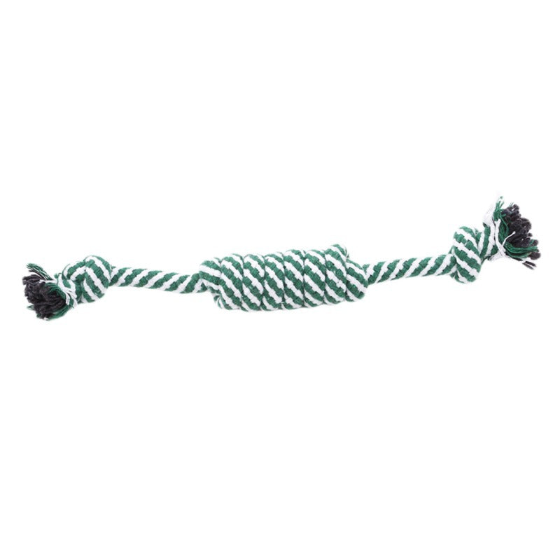 Durable Cotton Rope Dog Chew Toy - Knot Design for All Breeds