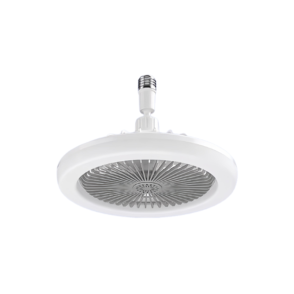 E27 Fan Light Shaking Head Electric Fan Remote Control Bedroom Living Room Dimmable Home Ceiling Fan Light - Korvel