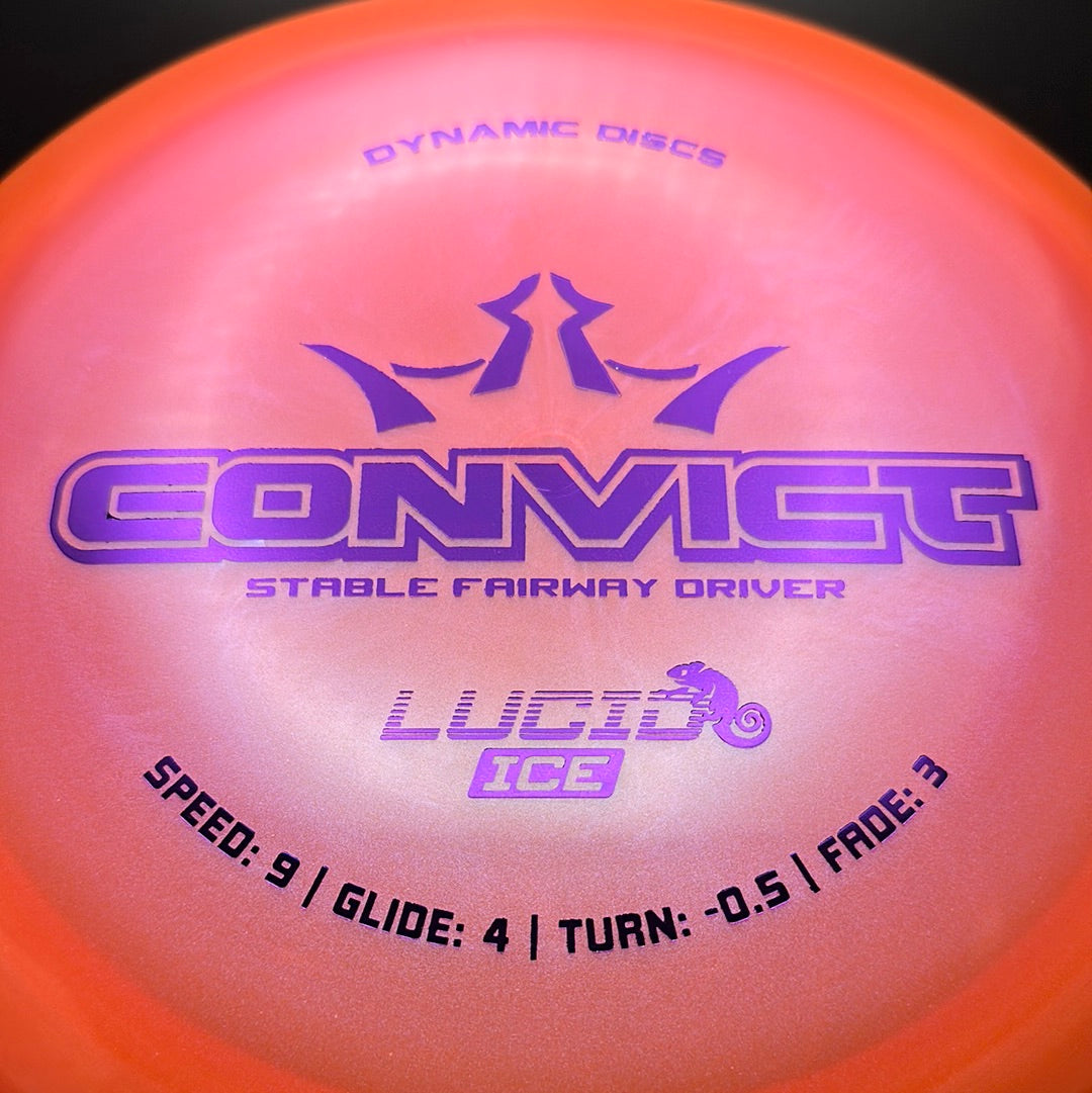 Lucid-Ice Chameleon Convict - First Run Disc Golf Disc