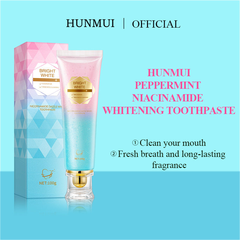Xuanbai toothpaste freshens breath niacinamide toothpaste removes bad breath tooth stains teeth and breath care - Korvel