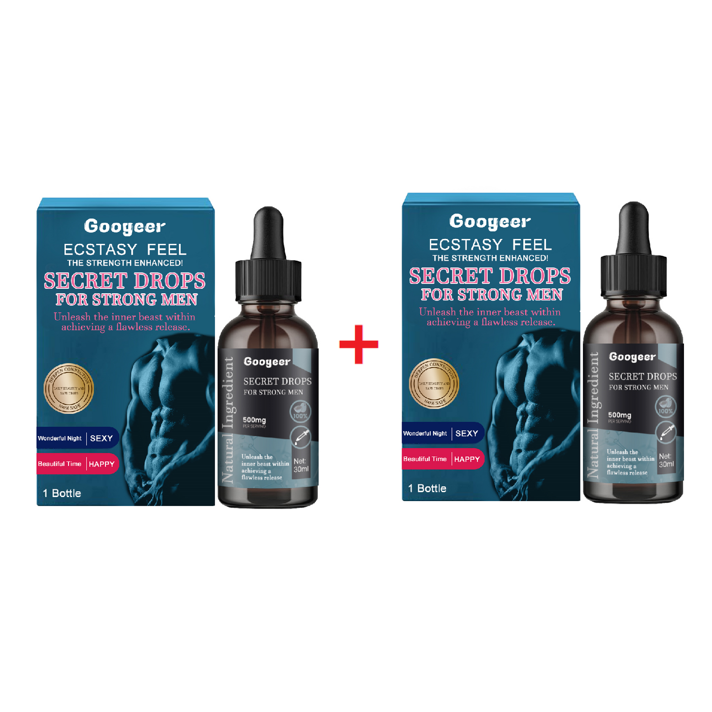 Male Strength Secret Drops Relieve Anxiety, Relax The Body And Enhance Vitality Body Toning Drops - Korvel