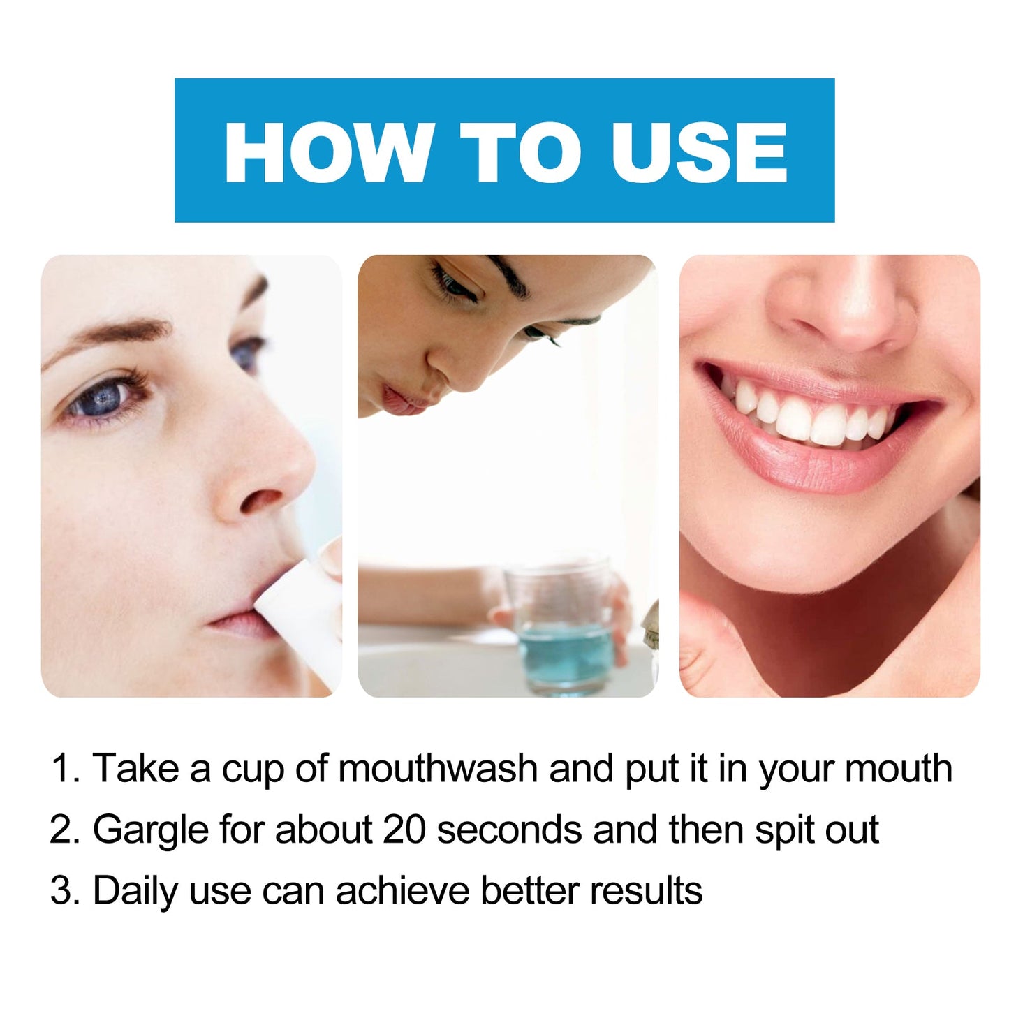 Jelly Cup Mouthwash Cleans Bad Breath, Teeth Stains, Smoke Stains, Brightening Teeth And Refreshing Breath - Korvel