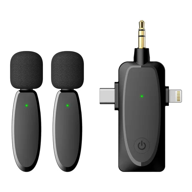 Premium Wireless Lavalier Microphone for Mobile Streaming