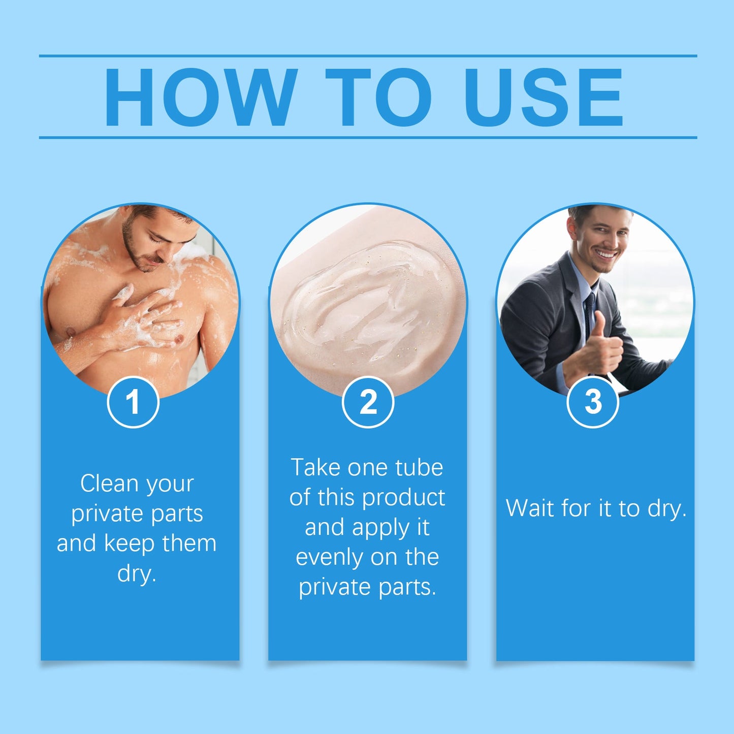Men's Body Care Gel, Relieve Men's Physical Discomfort Care Gel - Korvel