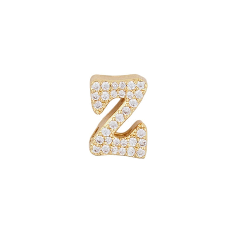 Pendentif Lettre en Or Élégant pour Bijoux DIY