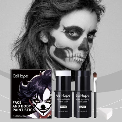 Colorful Halloween Face Painting Stick Set