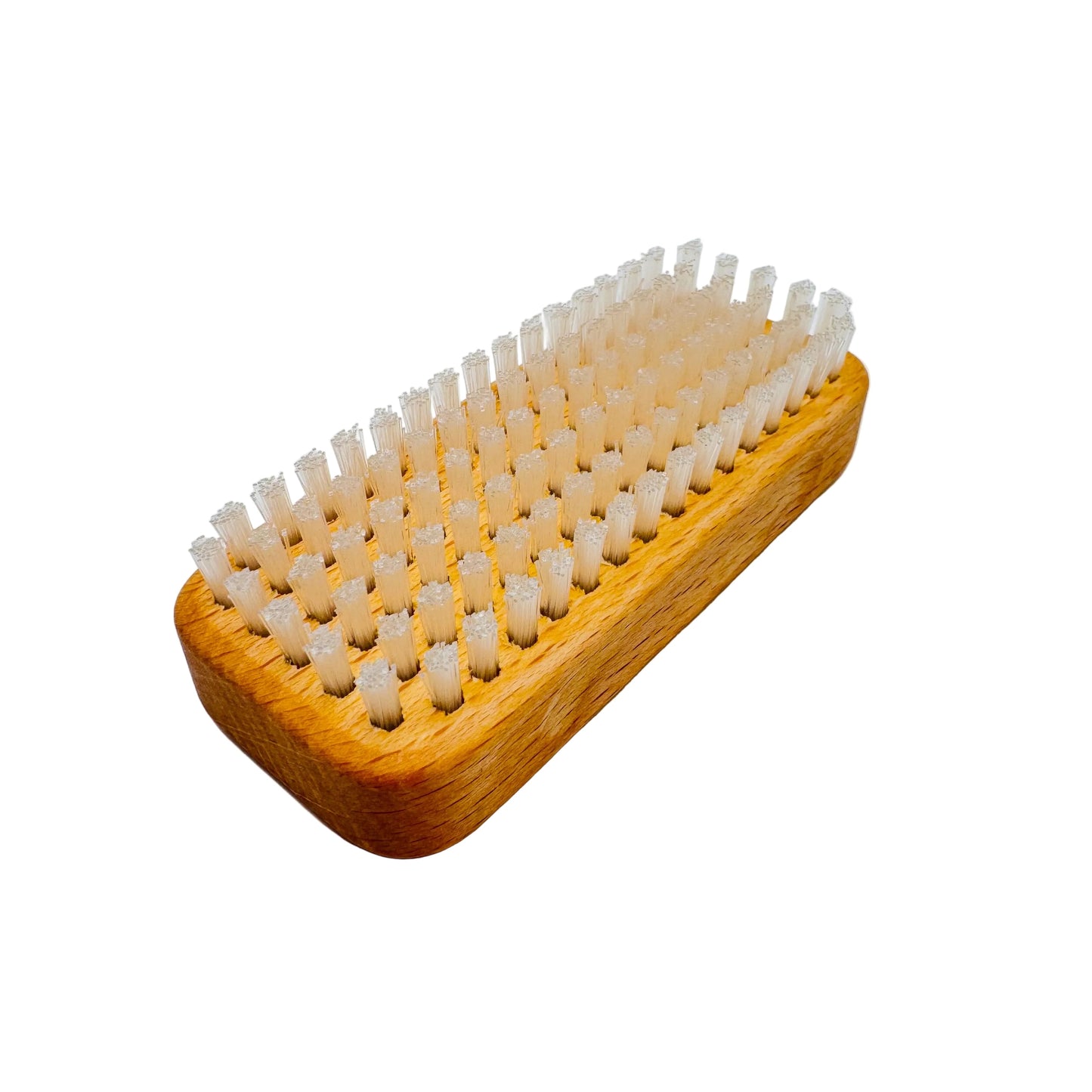 Cepillo de Mano y Uñas de Madera de Haya Dural con Cerdas de Nylon Cortas