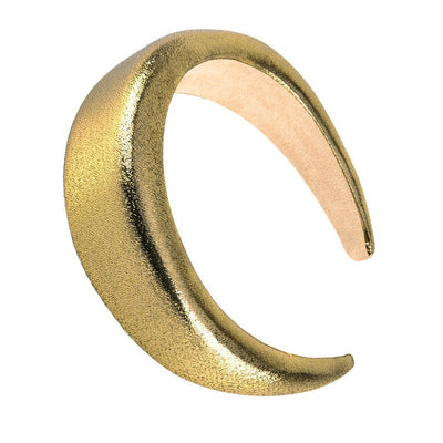 Bright Sponge Hair Hoop Wide Edge Thick Colored Shiny Silk Fabric Hair Accessories - Korvel
