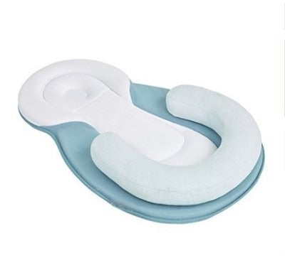 Baby Pillows for Sleeping,Baby Snuggle Nest Sleeper Lounger with Soft&Breathable Head Support Pillow - Korvel