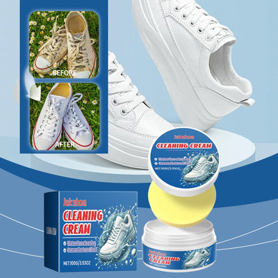 Small White Shoe Cleaning Cream Wash Free Upper To Remove Stains Bright White Multi-Functional Shoe Cleaning Cream - Korvel