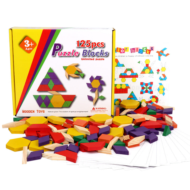Rompecabezas Tangram de Madera Creativo para Niños de 3 a 6 Años