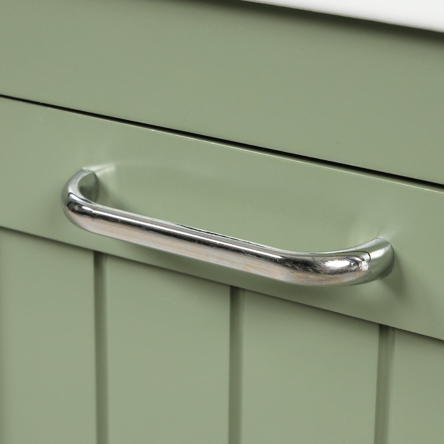 Meuble de salle de bain vert de 36" avec évier et rangement