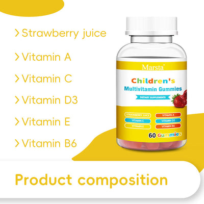 Gomitas Multivitamínicas para Niños - 60 Unidades