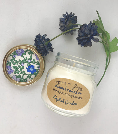 English Garden Soy Candle – Elegant Floral Scent | Mam Jam’s - Korvel