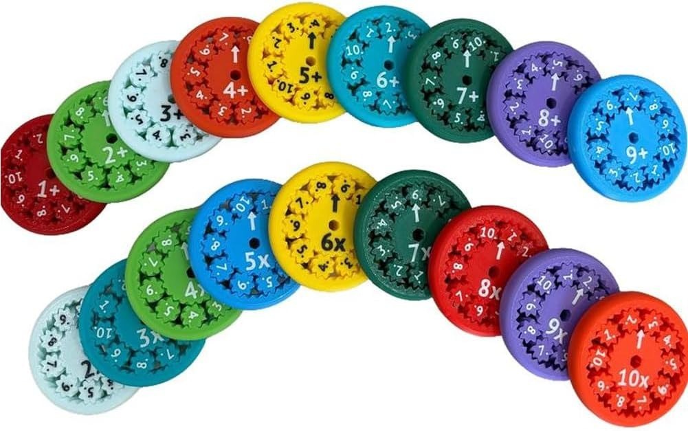 MATH FIDGET SPINNERS 9-piece math fidget spinner teaching enlightenment toy - Korvel