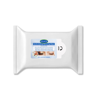 Gentle Makeup Remover Wipes Deep Cleanse Face Eye And Lip Makeup Gentle Refreshing Non-Irritating Makeup Remover Wipes - Korvel