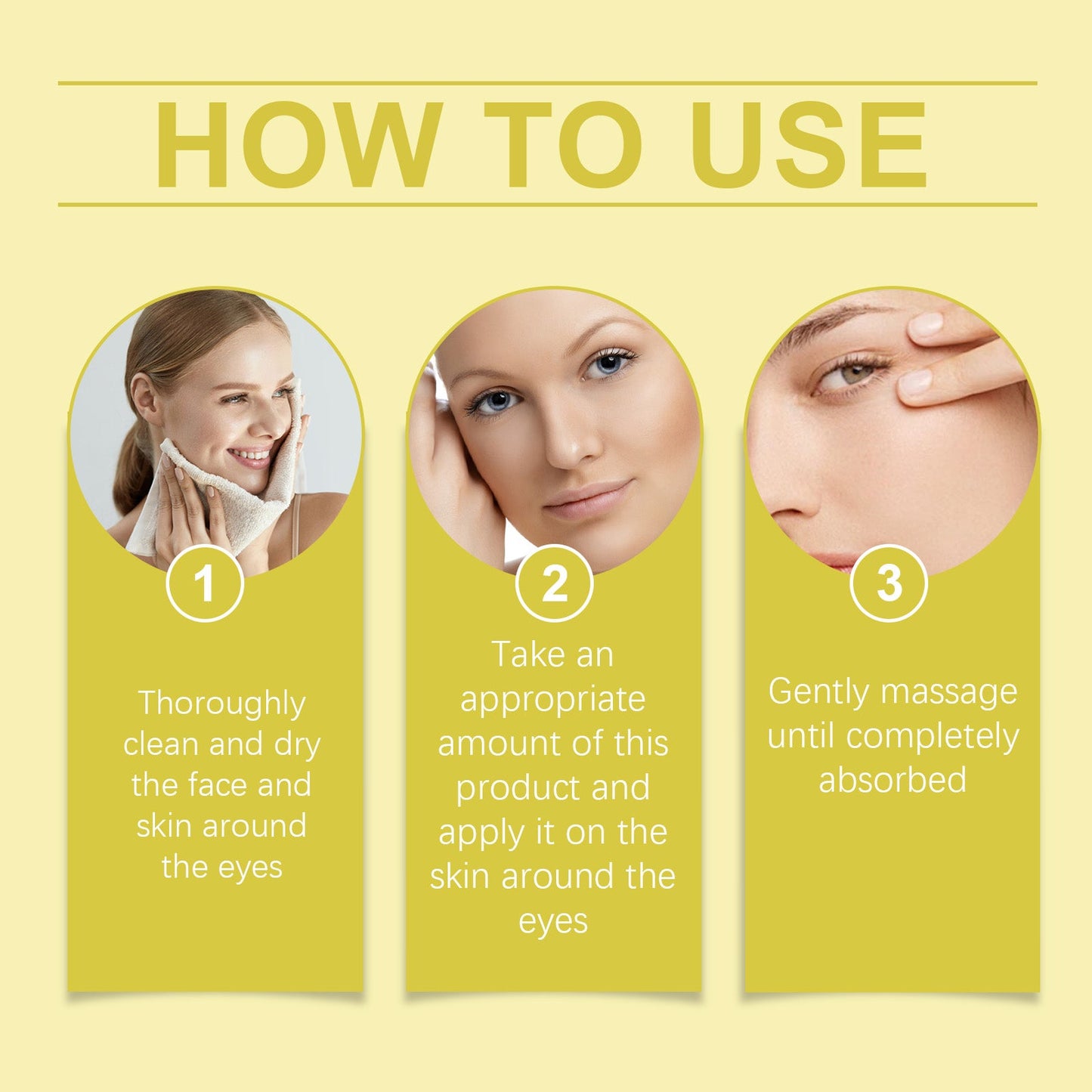 Crème pour les yeux premium pour nourrir et éclaircir