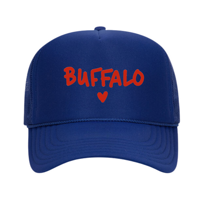 I Love Buffalo Printed Trucker Hat