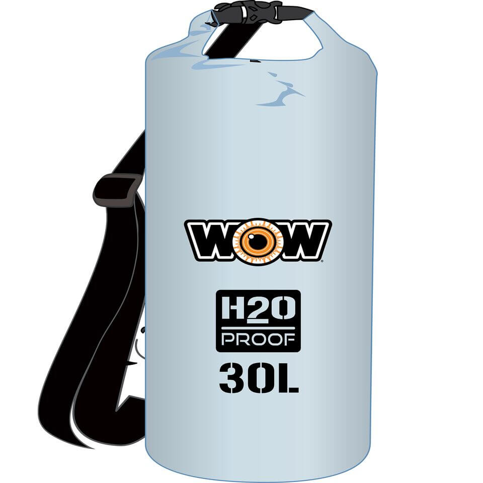 WOW Sports H2O Proof 30L Drybag Clear