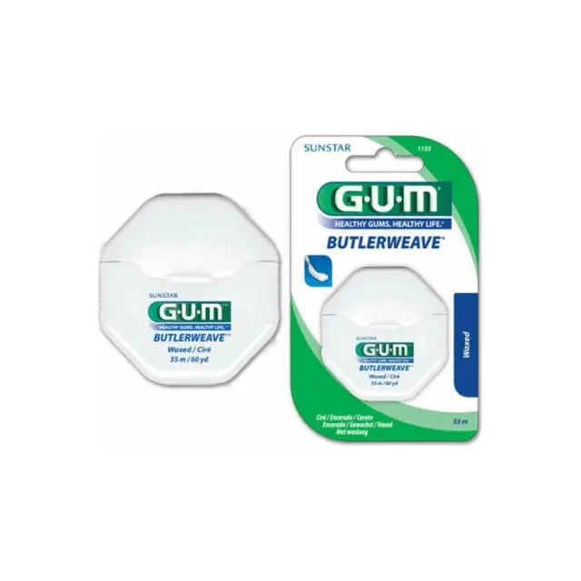 GUM Butlerweave Super Strong Floss - 55m Mint Flavor