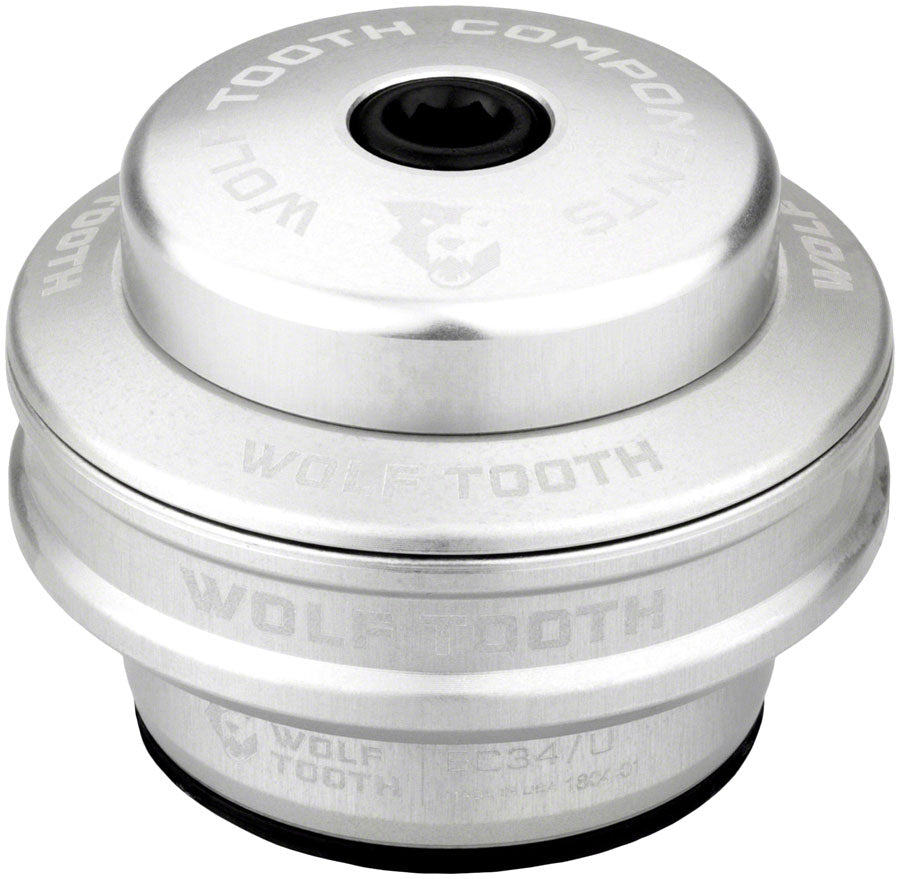 Wolf Tooth Premium Headset - EC34/28.6 Superior 16mm Altura Plata Cruda
