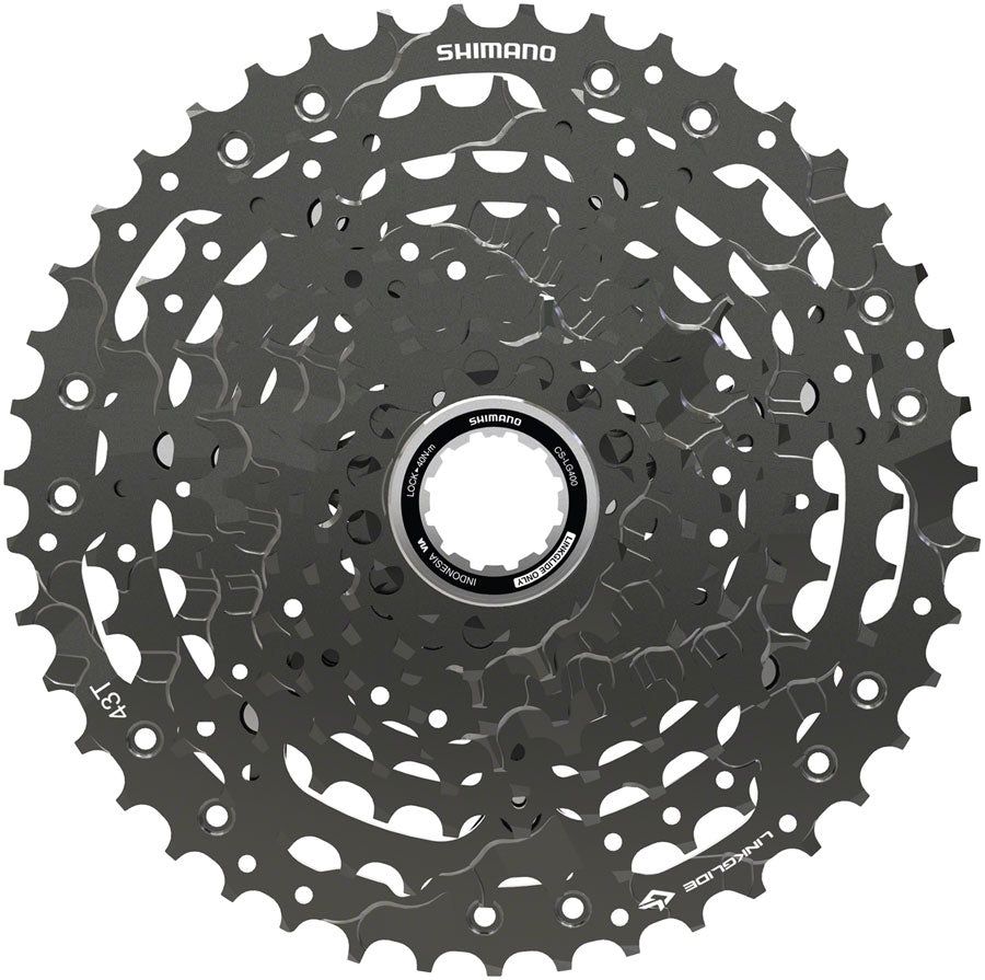 Cassette Shimano CUES CS-LG400-10 - 10 Vitesses 11-43t LINKGLIDE Noir