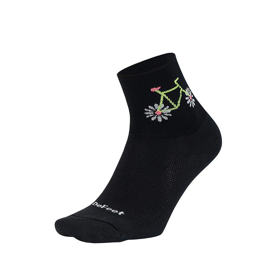 DeFeet Aireator Pedal Power Athletic Socks - L