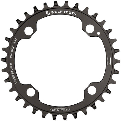 Chaîne de plateau Wolf Tooth 104 BCD - 34t Noir