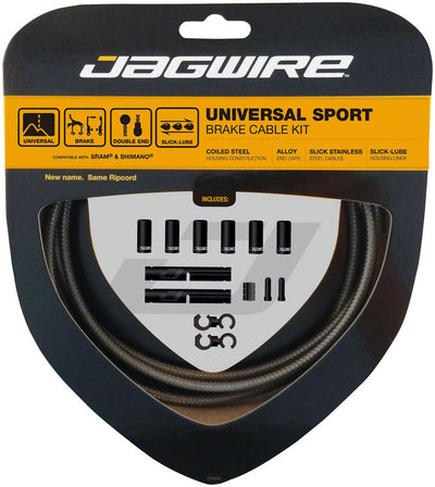 Jagwire Universal Sport Brake Cable Kit - Carbon Silver