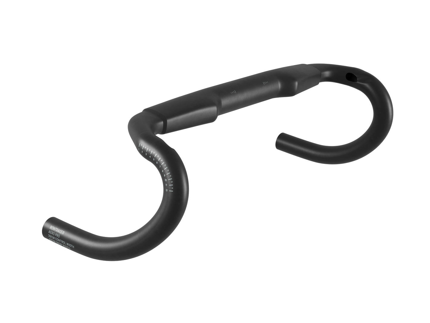 Guidon en carbone Bontrager Aero Pro 31,8 mm 37/40 Noir/Gris
