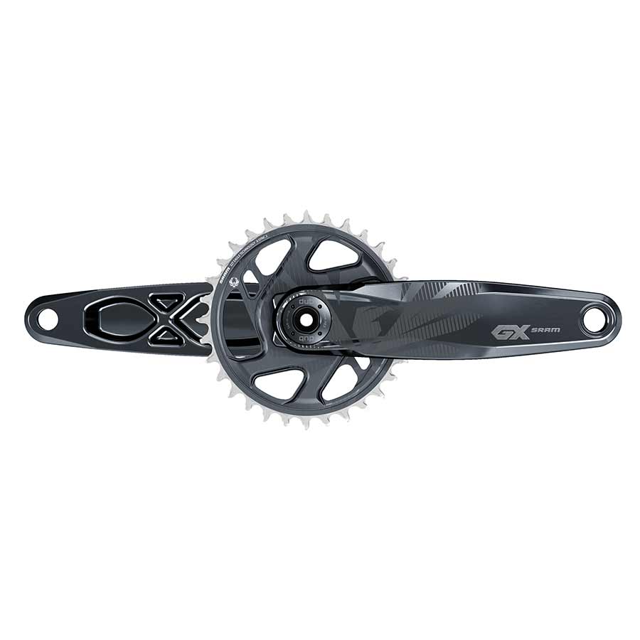 SRAM GX Eagle DUB C1 Crankset - 11/12 Velocidades, 165mm, Negro