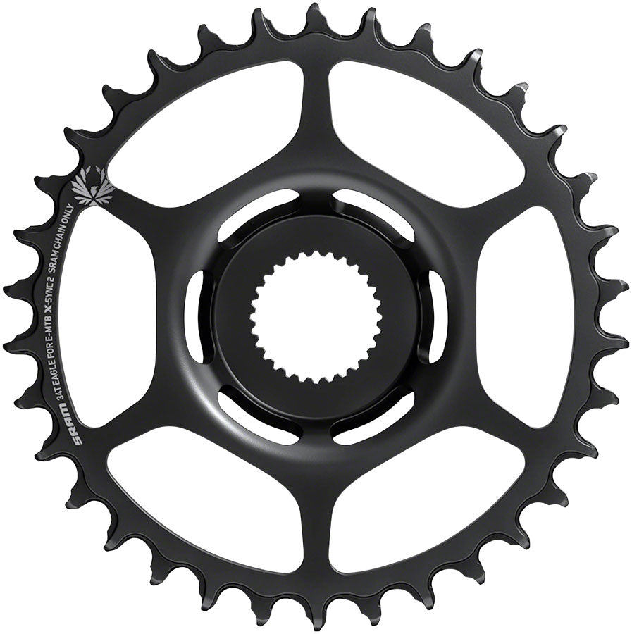SRAM 34t Bosch Direct Mount X-Sync2 Eagle Chainring - Black
