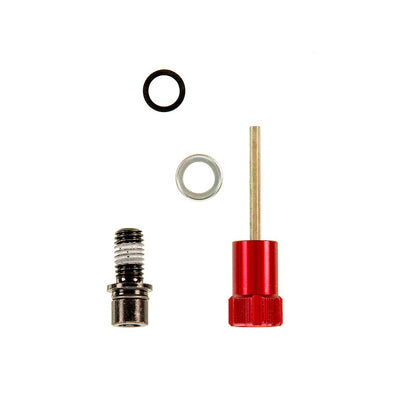 RockShox Rebound Adjuster Knob/Bolt Kit - Aluminum Red Short