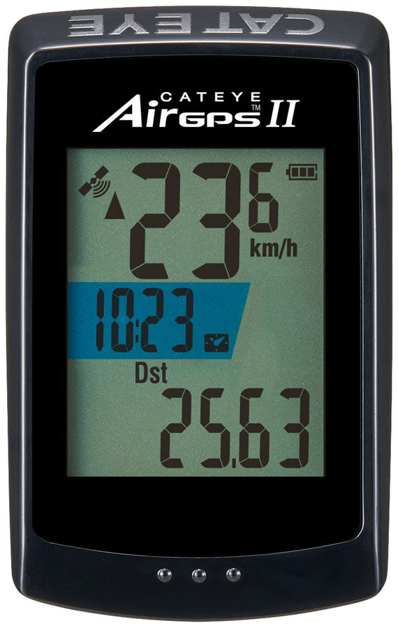 Ordinateur de vélo Cateye AIR GPS II - Noir