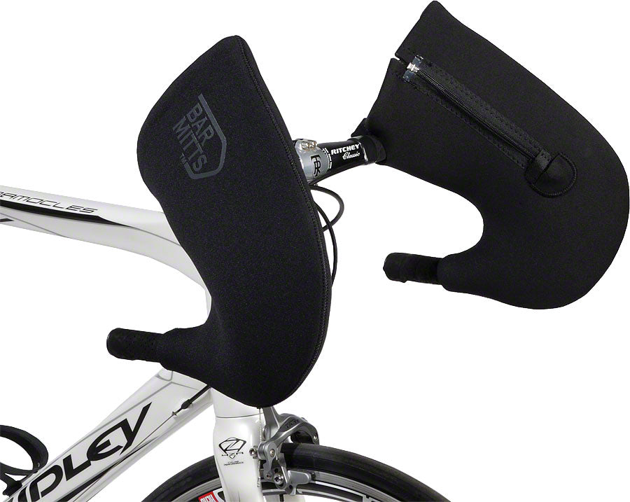 Bar Mitts Road Pogie Handlebar Mittens - Externally Routed Shimano MD Black