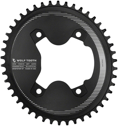 Wolf Tooth Elliptical Aero 110 Asymmetric BCD Chainring - 46t