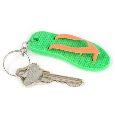 Rhode Island Novelty 2.5 Inch Flip-Flop Keychains - Assorted Colors